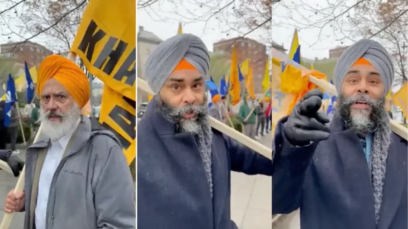 Indian Journalist Attacked, Threats Against Envoy At US Khalistan Protest