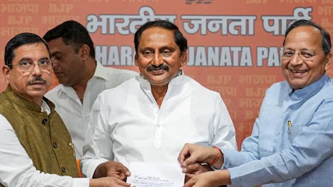 "Never Imagined I Would Leave Congress": Ex Andhra Chief Minister Joins BJP