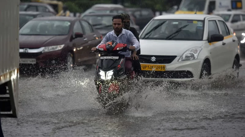 Waterlogging after rain in Delhi-NCR; more showers expected